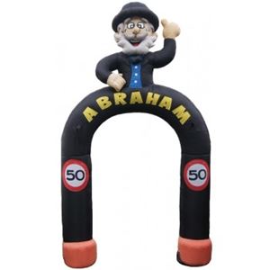 Abraham boog van 3,5 meter hoog dat is pas een blikvanger. Abraham boog van 3,5 meter hoog dat is pas een blikvanger.